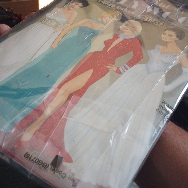 Golden Age of Hollywood Paper Dolls with Glitter!