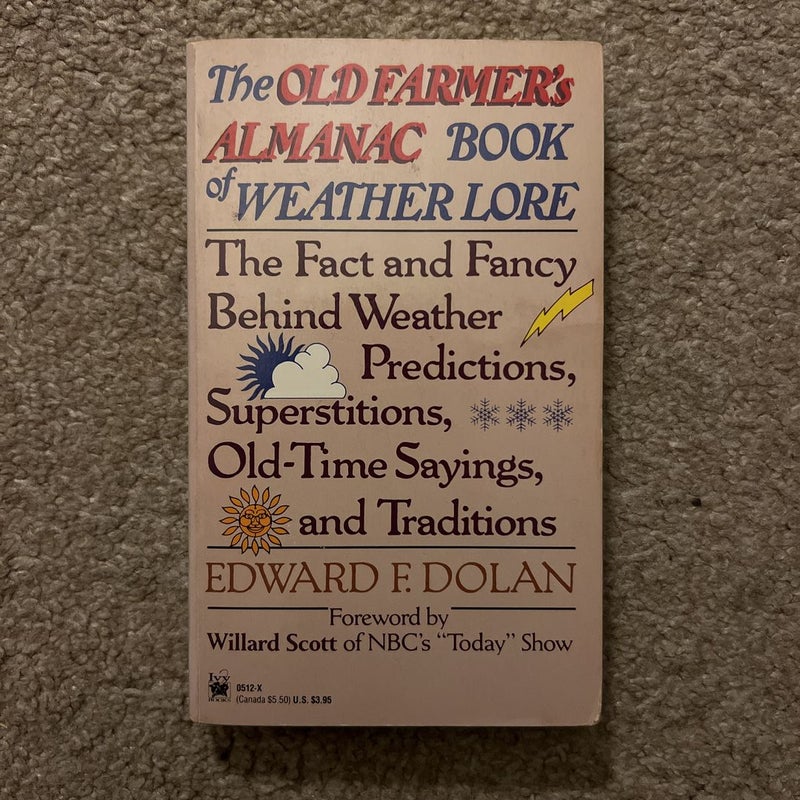 The old farmers almanac book of weather lore