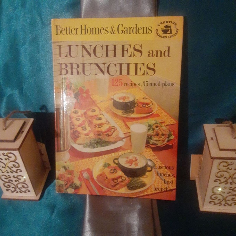 Better Homes and Gardens 1963 Lunches & Brunches cookbook hardcover book