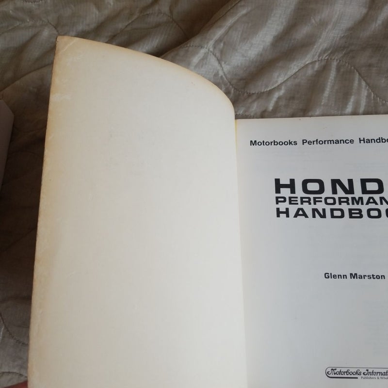 Honda High Performance Handbook
