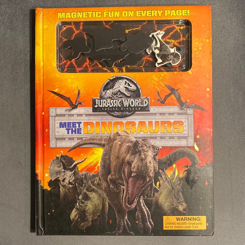 Jurassic World: Fallen Kingdom Magnetic Hardcover: Meet the Dinosaurs