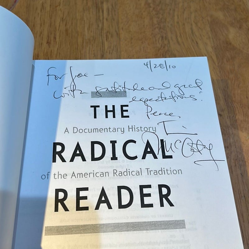 Signed 2nd printing * The Radical Reader