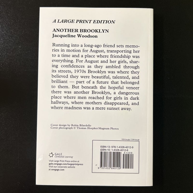 Another Brooklyn (Large Print Edition)