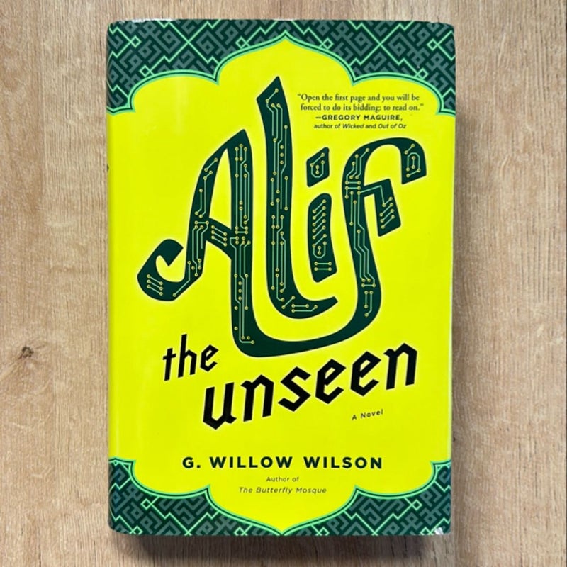 1st/1st ed. - Alif the Unseen