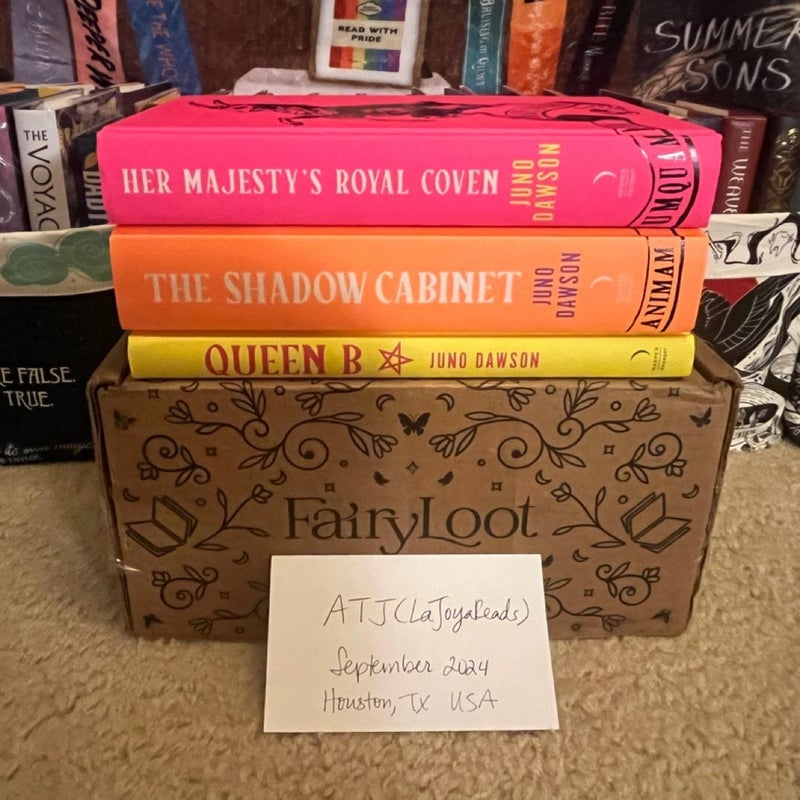 Fairyloot Her Majesty’s Royal Coven / The Shadow Cabinet / Queen B (Signed)