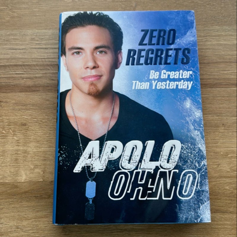 Zero Regrets *Signed copy