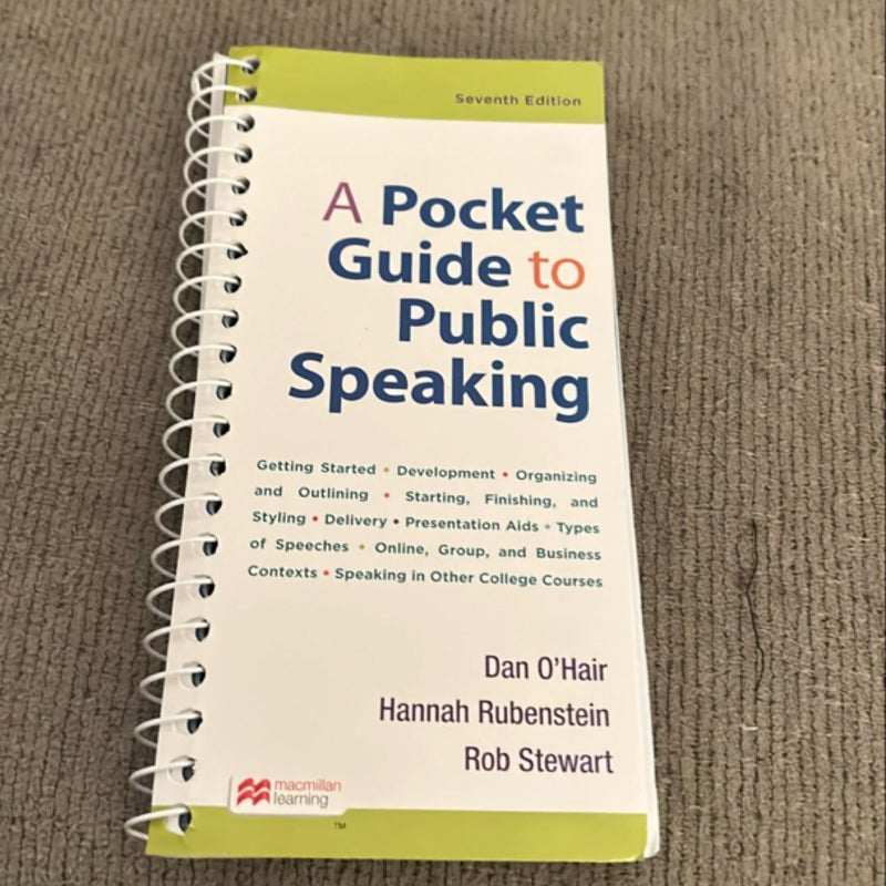 A Pocket Guide to Public Speaking