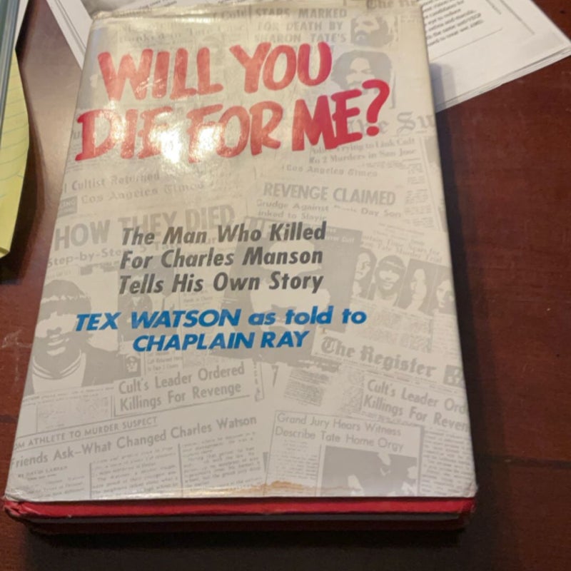Will you die for me