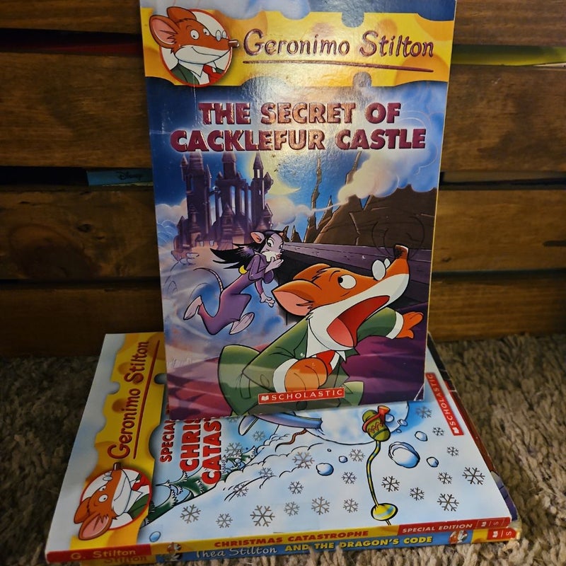 Geronimo Stilton books, set of 8
