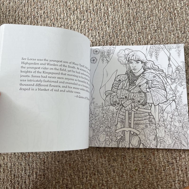 The Official a Game of Thrones Coloring Book