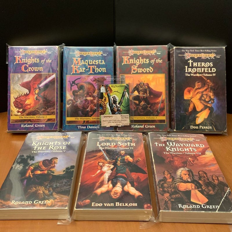 DragonLance: Complete Warriors Series Set: Knights of the Crown, Maquesta Kar-Thon, Knights of the Sword, Theros Ironfeld, Knights of the Rose, Lord Soth, The Wayward Knights