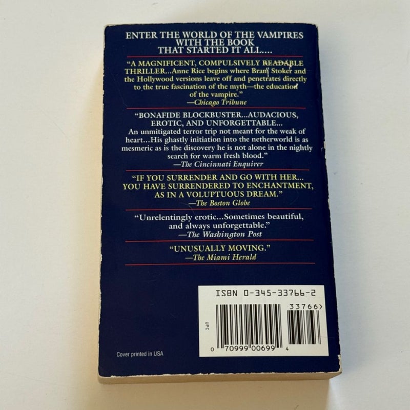 Interview with a Vampire (First Canadian Edition)