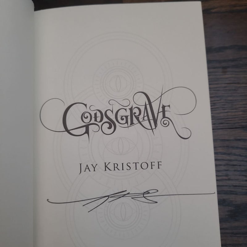 Godsgrave-- First edition signed copy