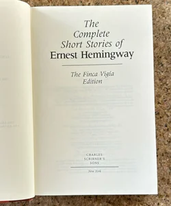 The Complete Short Stories of Ernest Hemingway 