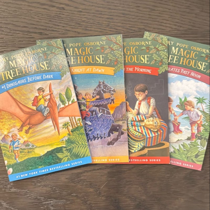 Magic Tree House Books 1-4 Boxed Set