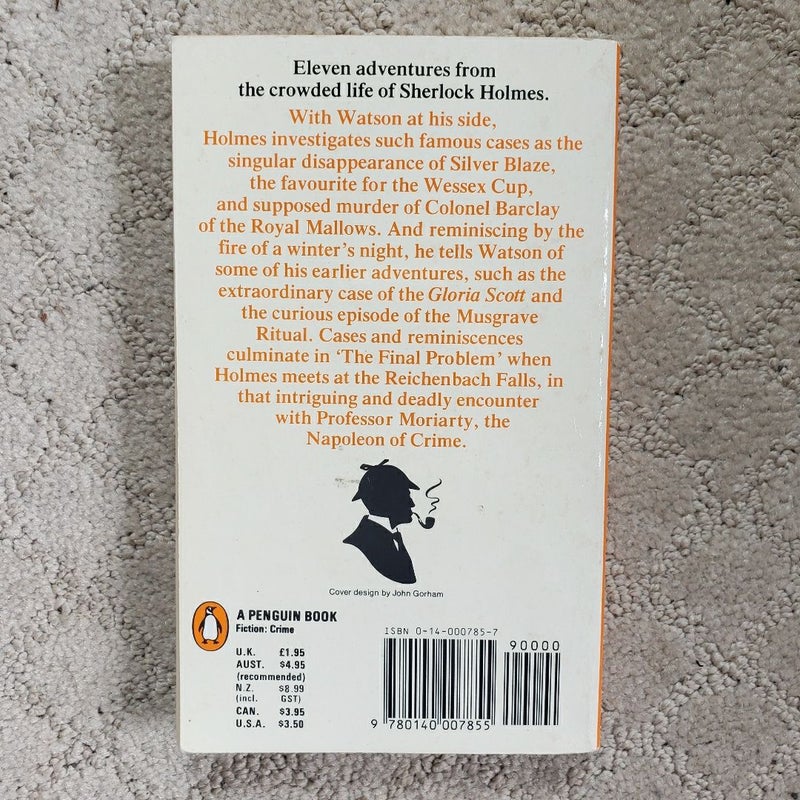 The Memoirs of Sherlock Holmes (Penguin Books Edition, 1987)