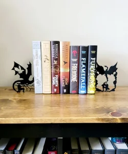 Fourth Wing Bookends from Unplugged Romantasy Box