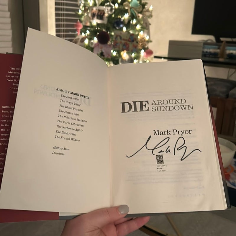 Die Around Sundown - Autographed Copy