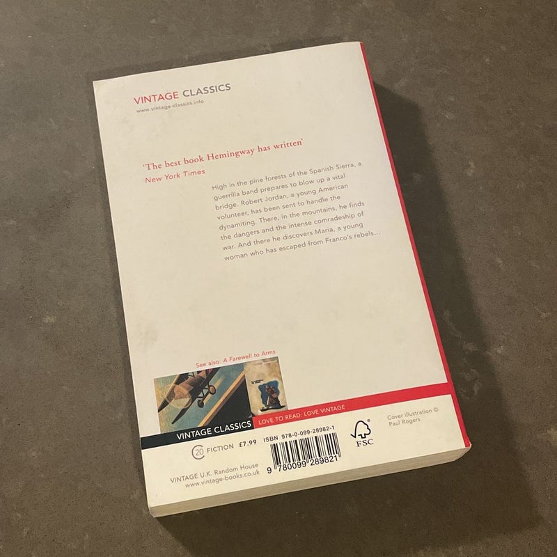For Whom the Bell Tolls *Vintage Red Spine Edition*