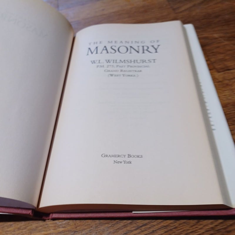 Meaning of Masonry