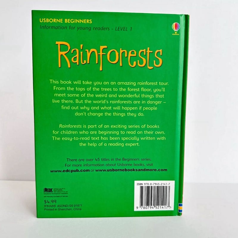 Usborne Rainforests, Usborne Beginners