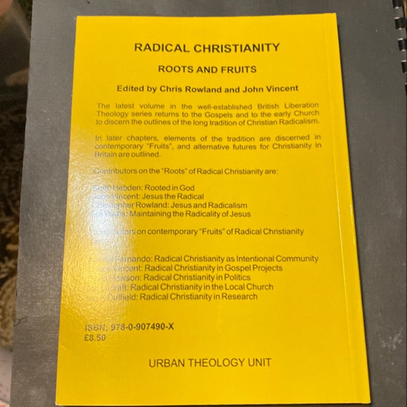 British Liberation Theology 6 - Radical Christianity Roots and Fruits