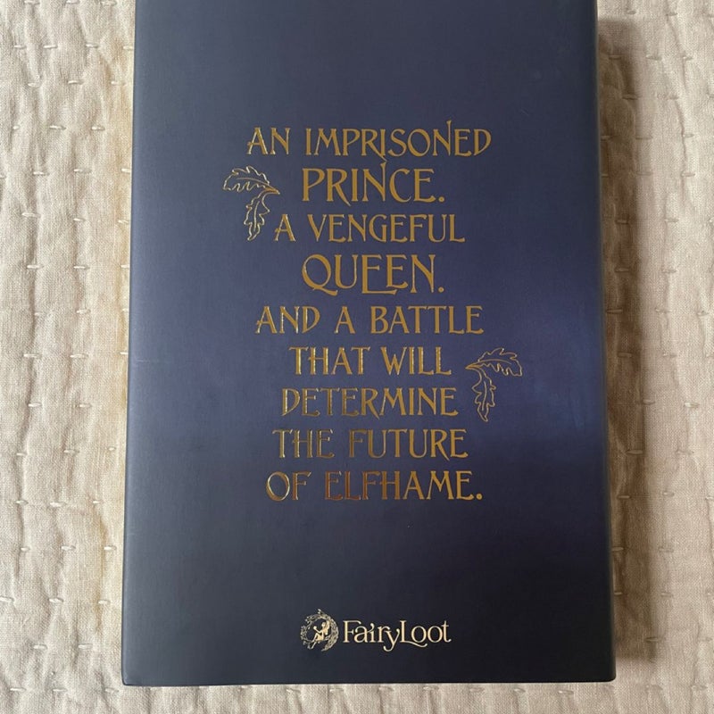 Fairyloot -  The Prisoner’s Throne by Holly Black - MISPRINT