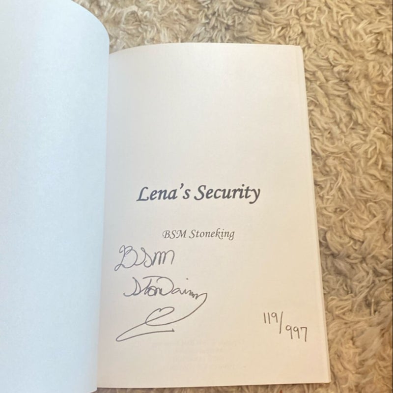 Lena’s Security (Signed)