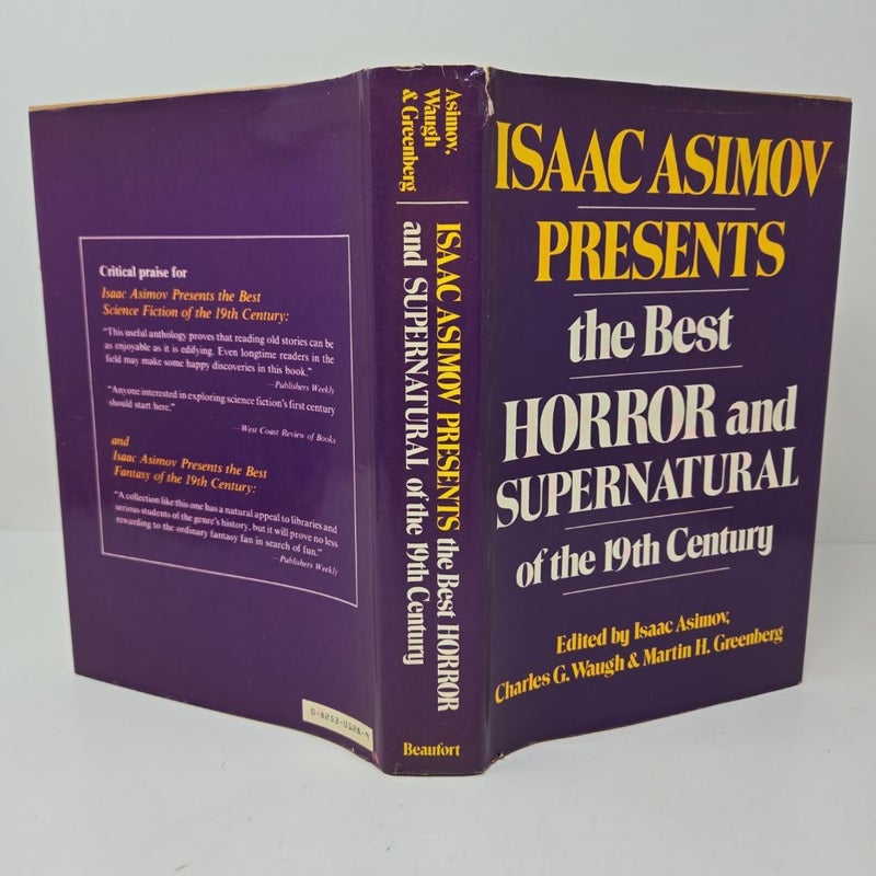 Isaac Asimov Presents the Best Horror and Supernatural Stories of the 19th Century