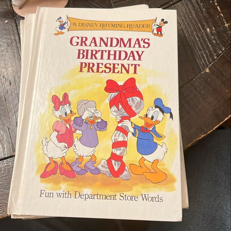 Vintage Disney Rhyming Reader Set of 7 (1988) 