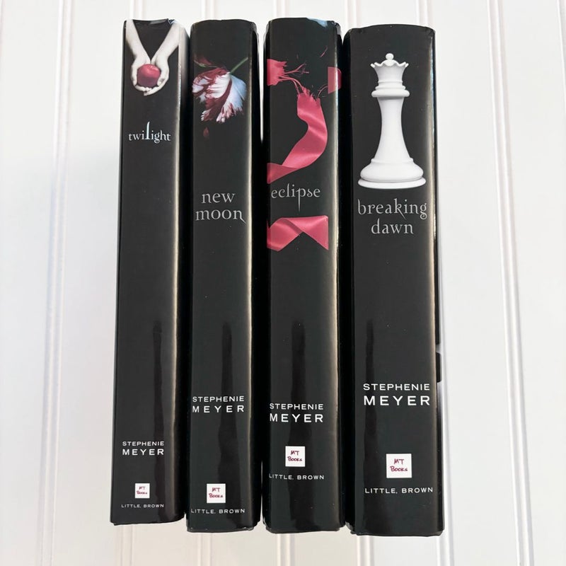 Set of 4 hardcover Twilight book collection