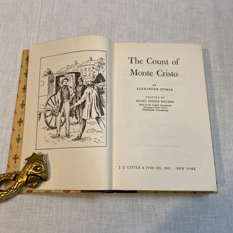 The Count of Monte Cristo & The House of Seven Gables Library Edition 1945 HC