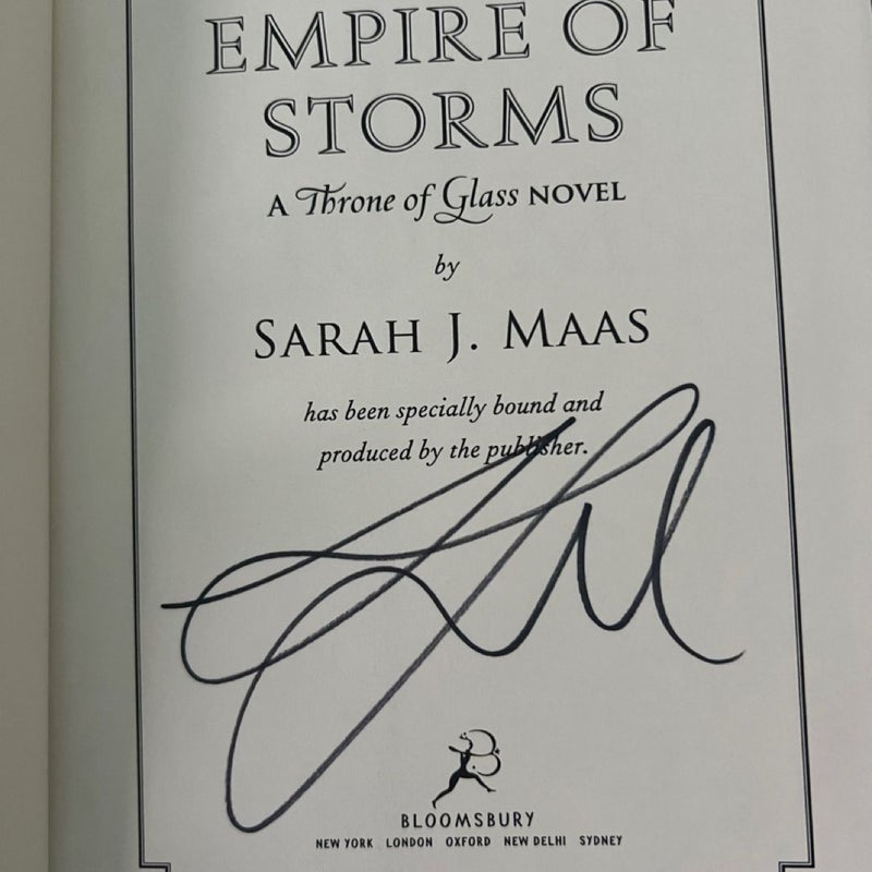 Empire of Storms: Signed Edition