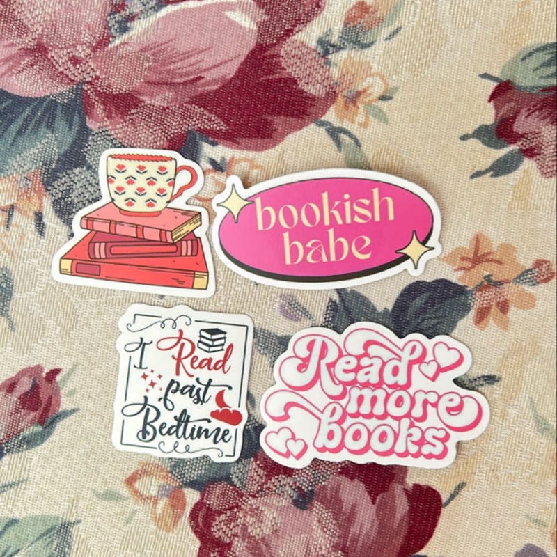 Bookish Babe Stickers