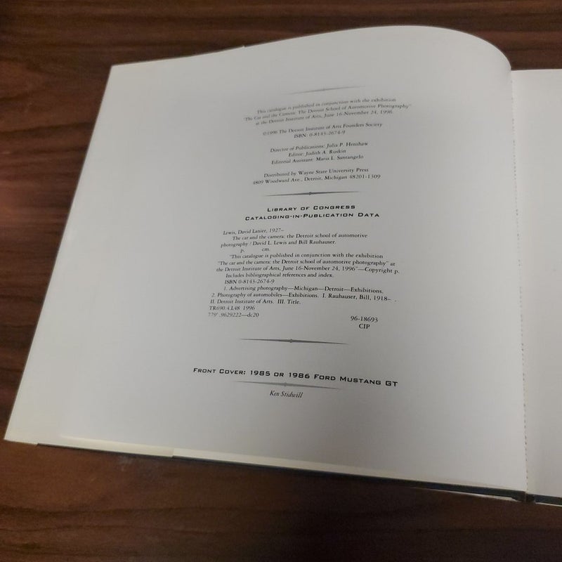 The Car And The Camera The Detroit School of Automotive Photography 