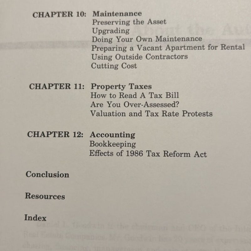 The Landlord's Handbook