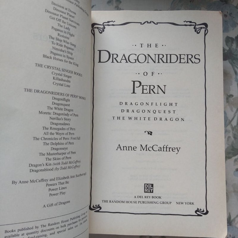 The Dragonriders of Pern