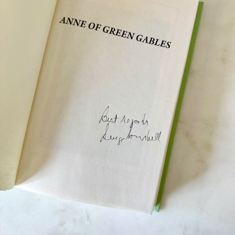 RARE Anne of Green Gables Collector’s Edition | Out of Print | Signed by L. M. Montgomery’s Close Relative