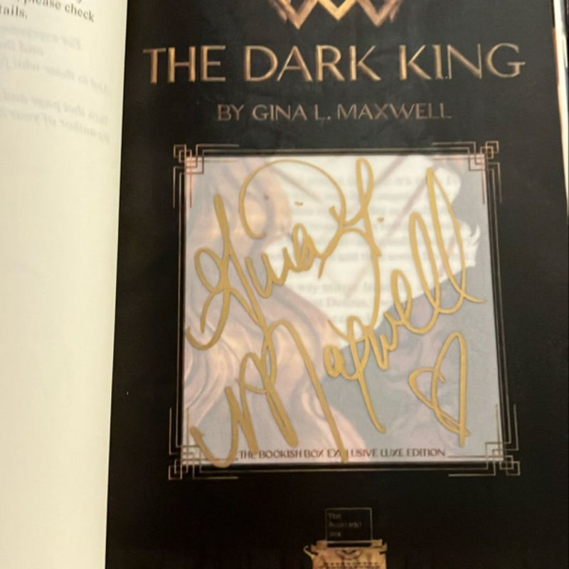 The Dark King (Bookish Box)