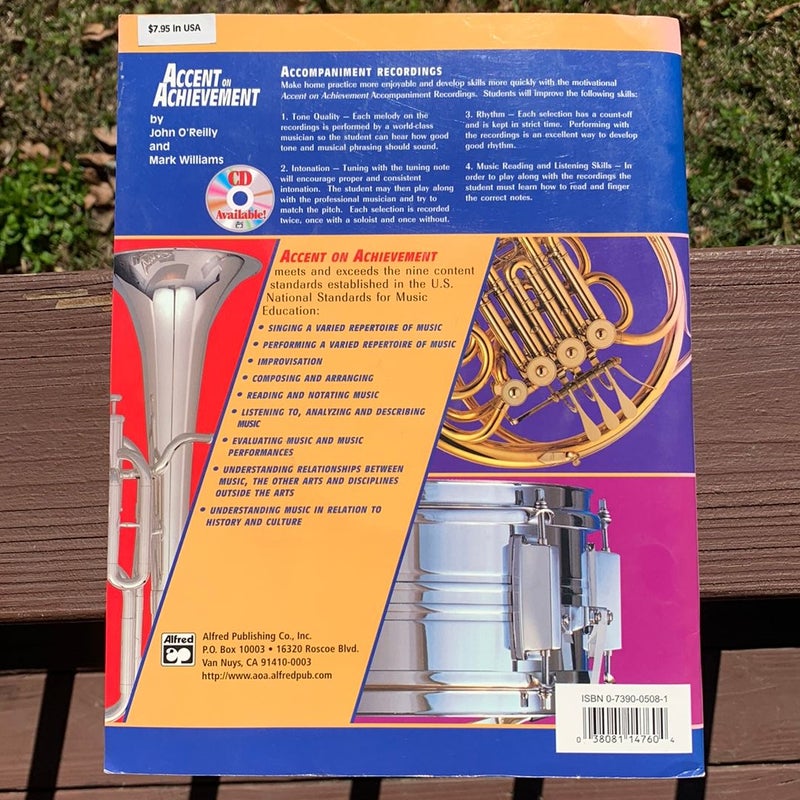 Accent on Achievement Alto Saxophone Book 1