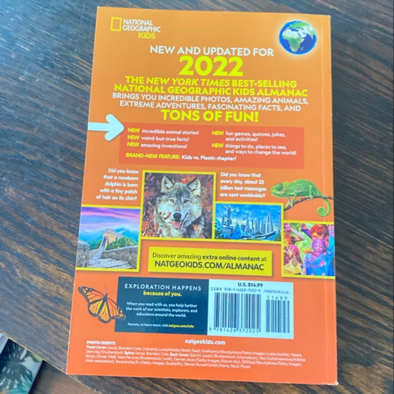 National Geographic Kids Almanac 2022, U. S. Edition