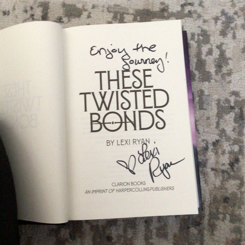 SIGNED These Twisted Bonds