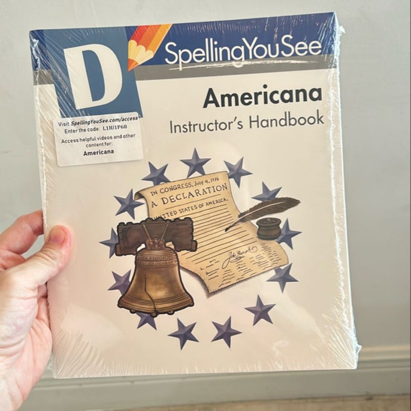 SpellingYouSee Americana Instructor’s Handbook