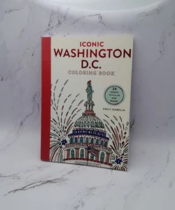 Iconic Washington D. C. Coloring Book