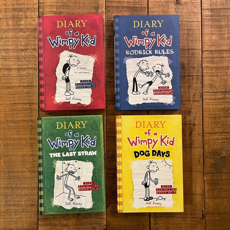 Diary of a Wimpy Kid - Books 1-4
