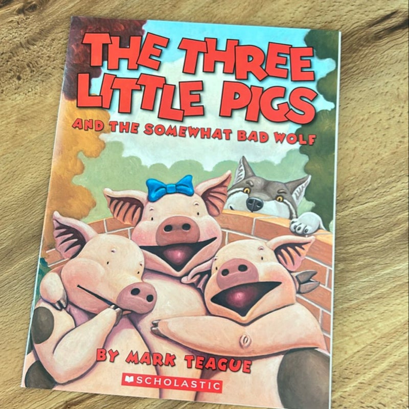 The Three Little Pigs and the somewhat bad wolf