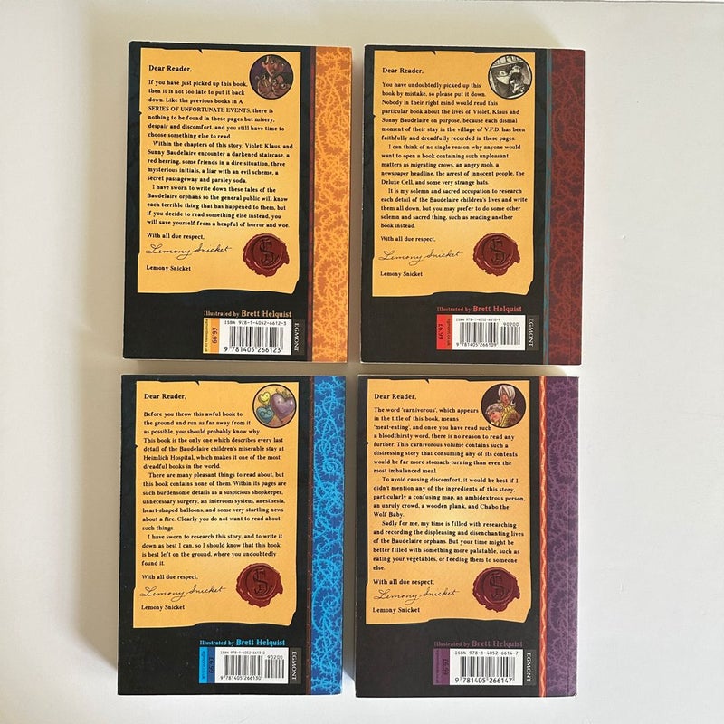 A Series of Unfortunate Events series, Books 2-13