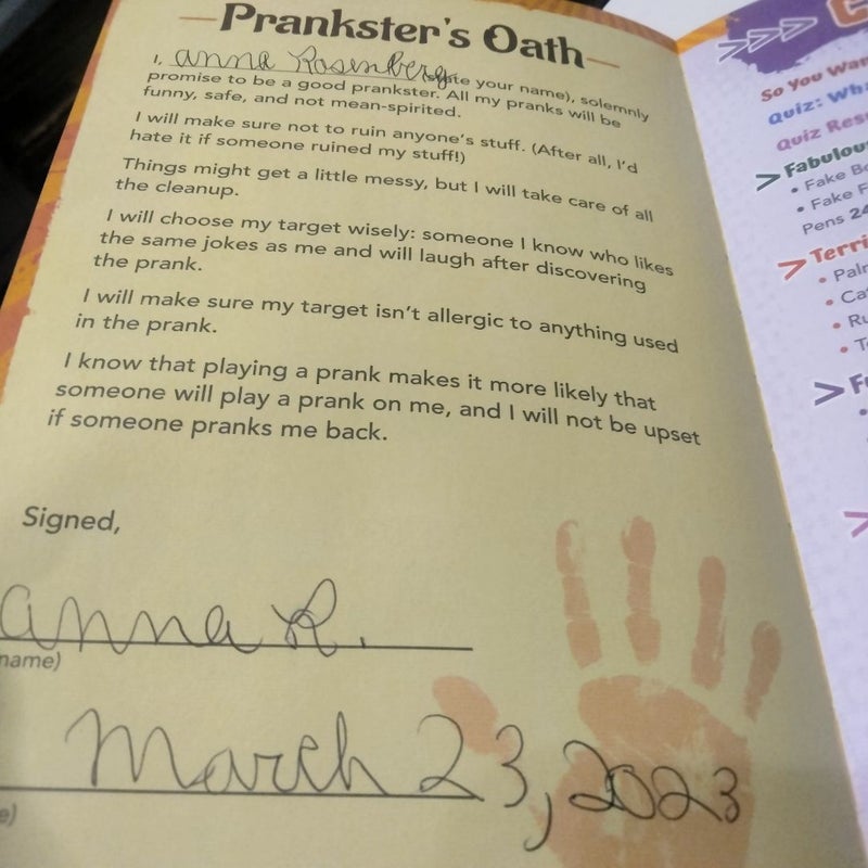 Ultimate Prankster's Handbook