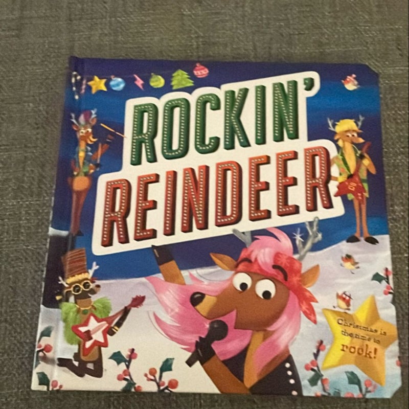 Rockin' Reindeer: Padded Storybook by Igloobooks Hardcover Book