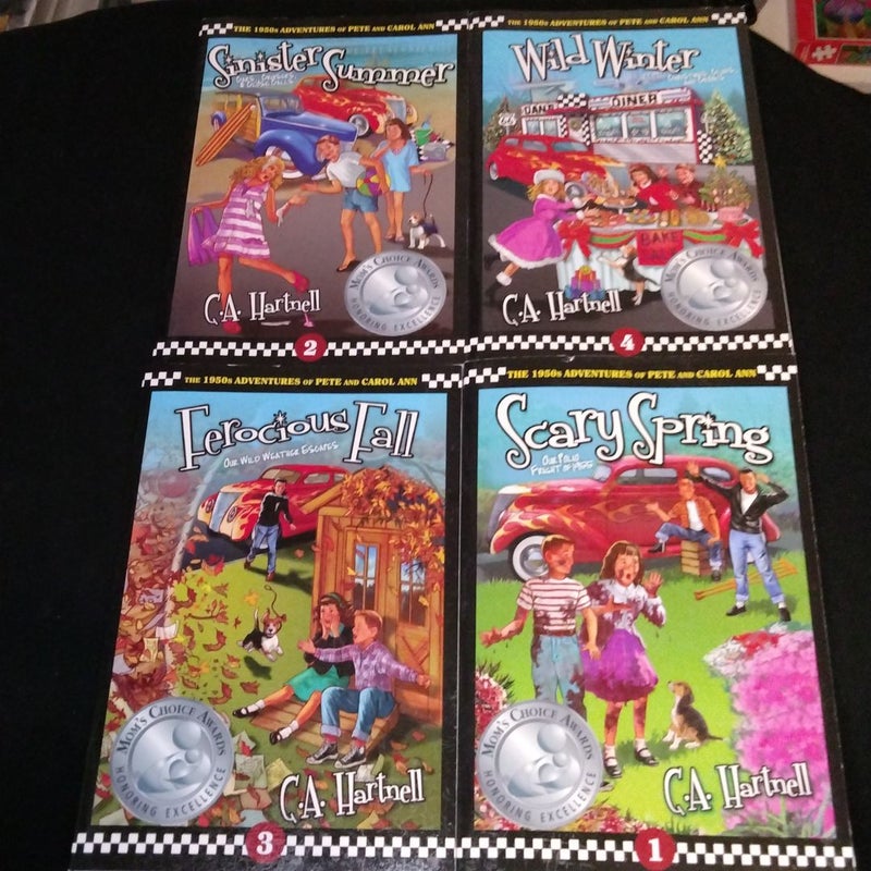 The 1950s Adventures of Pete and Carol Ann  4 Book Bundle